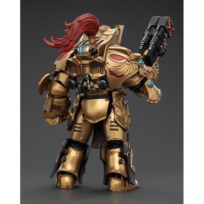 Фигурка 1/18 Warhammer The Horus Heresy Legio Custodes Отряд терминаторов Аквилон Аквилон со спаренным адратическим деструктором Коллекционная модель 
Фигурка 1/18 Warhammer The Horus Heresy Legio Custodes Отряд терминаторов Аквилон Аквилон со спаренным адратическим деструктором Коллекционная модель