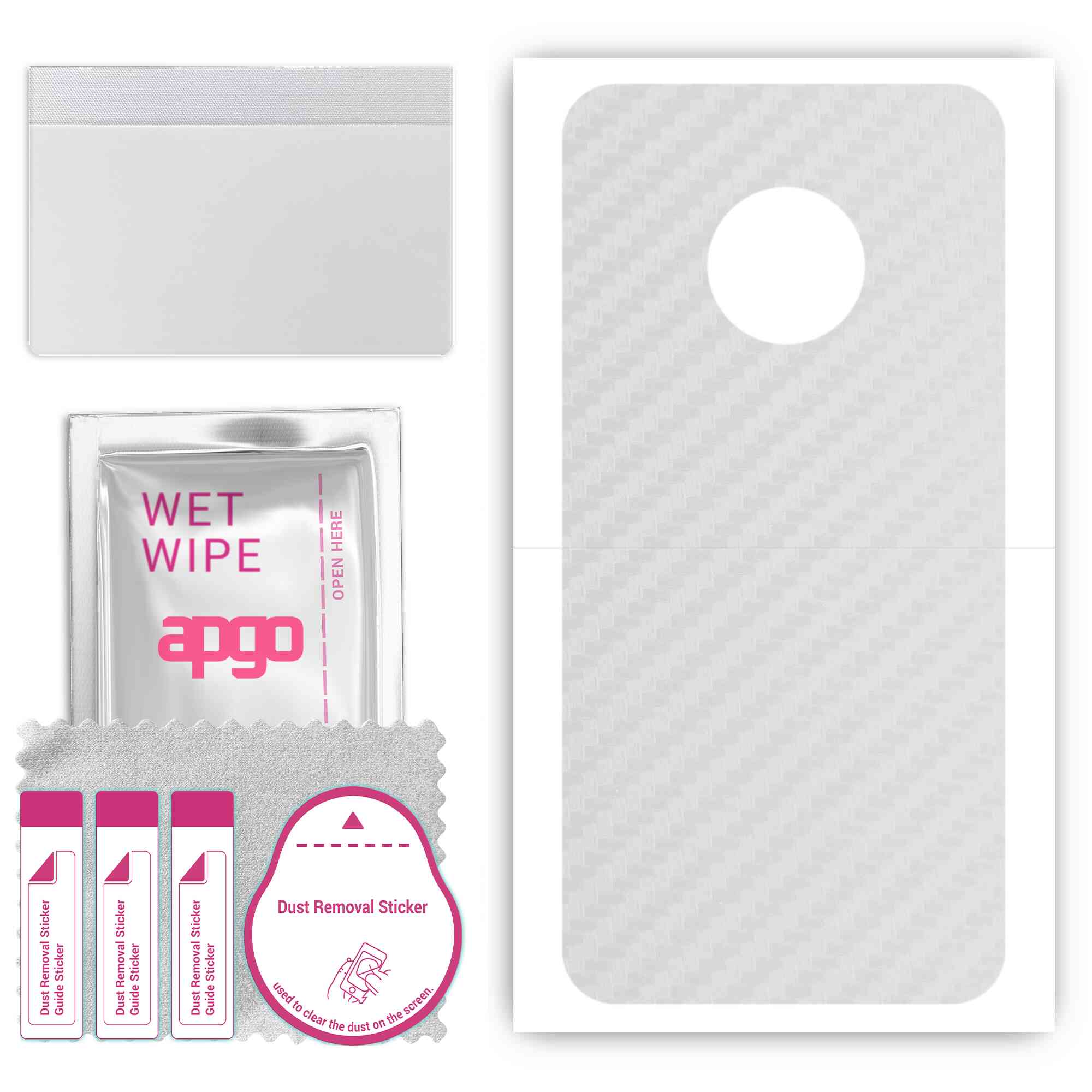 apgo Protective Skin Sticker for the back compatible with Motorola Moto G5 Plus, Wrap Film, Foil, Vinyl - Pattern Transparent Carbon
apgo Protective Skin Sticker for the back compatible with Motorola Moto G5 Plus, Wrap Film, Foil, Vinyl - Pattern Transparent Carbon