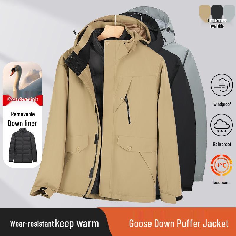 2024 Outdoor Mountain Series Унисекс Штормовая куртка 3-в-1 - 90% гусиный пух M
2024 Outdoor Mountain Series Унисекс Штормовая куртка 3-в-1 - 90% гусиный пух M