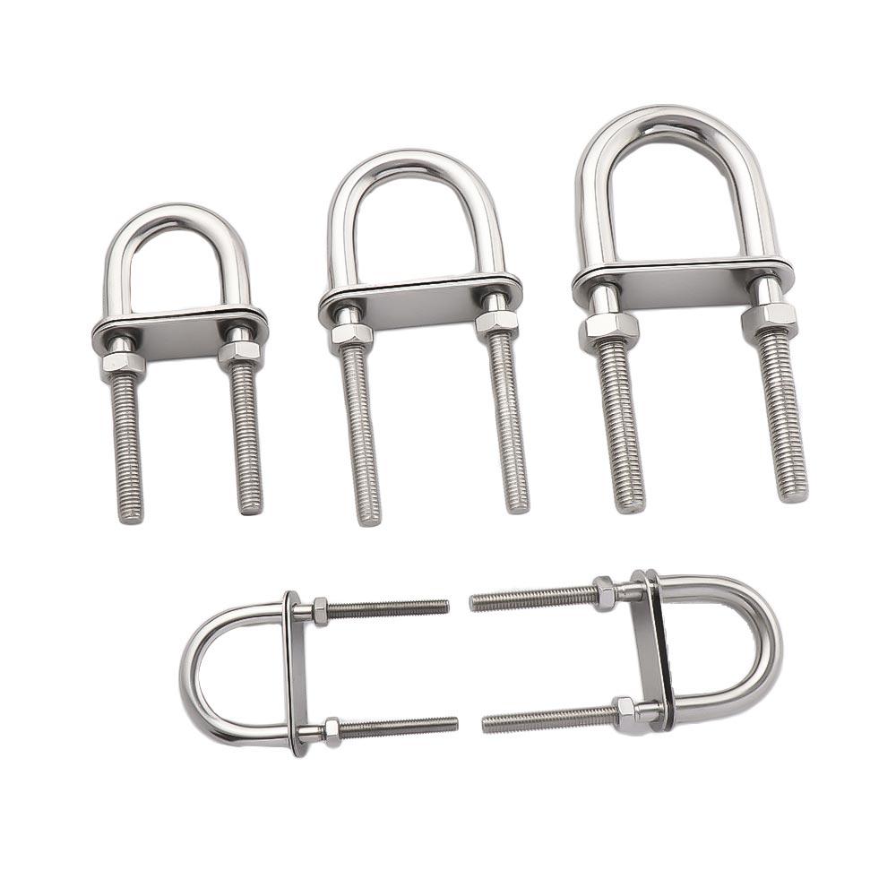 U-bolt 304 Stainless Steel Yacht accessories Screw Pads Screw with Nut Bow Stern Eye Rope Rigging M5*78
U-bolt 304 Stainless Steel Yacht accessories Screw Pads Screw with Nut Bow Stern Eye Rope Rigging M5*78
