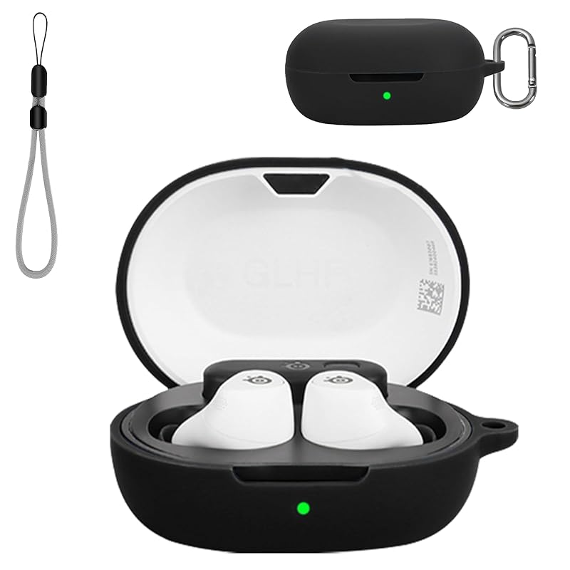 For SteelSeries Arctis GameBuds case cover wireless earphones protective cover silicone protective case -With chain charging case cover visible led
For SteelSeries Arctis GameBuds case cover wireless earphones protective cover silicone protective case -With chain charging case cover visible led