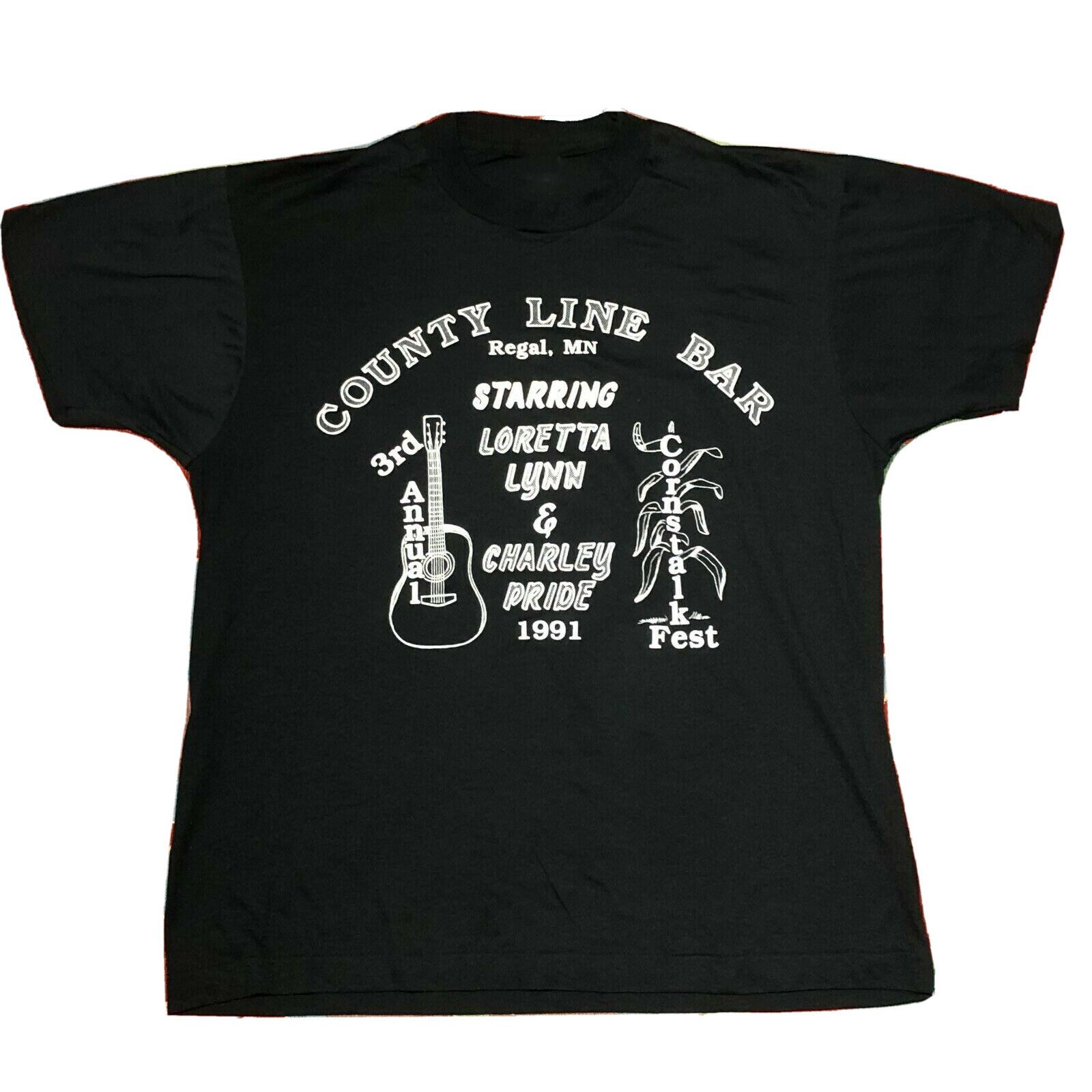 Vintage Loretta Lynn & Charley Pride T-Shirt Classic Black Unisex S-23XL 3XL
Vintage Loretta Lynn & Charley Pride T-Shirt Classic Black Unisex S-23XL 3XL