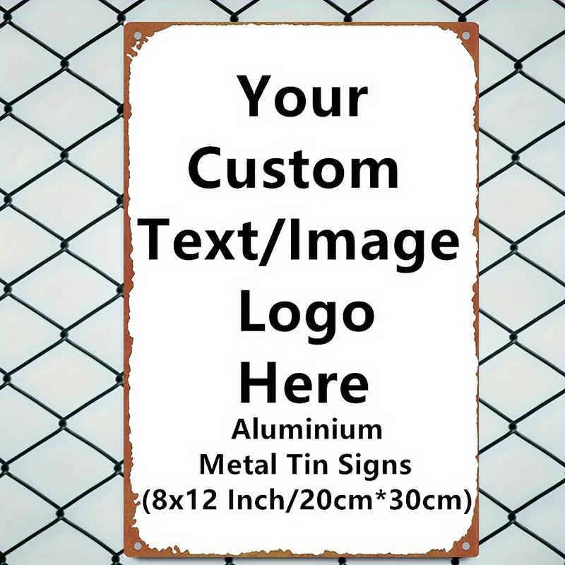 Custom Vintage Metal Tin Sign HD Print AntiFold Personalized Photo Text Logo Retro Wall Decor Plaque Rustic Iron Sign for Hom 20x30cm(7.8x11.8inch)
Custom Vintage Metal Tin Sign HD Print AntiFold Personalized Photo Text Logo Retro Wall Decor Plaque Rustic Iron Sign for Hom 20x30cm(7.8x11.8inch)