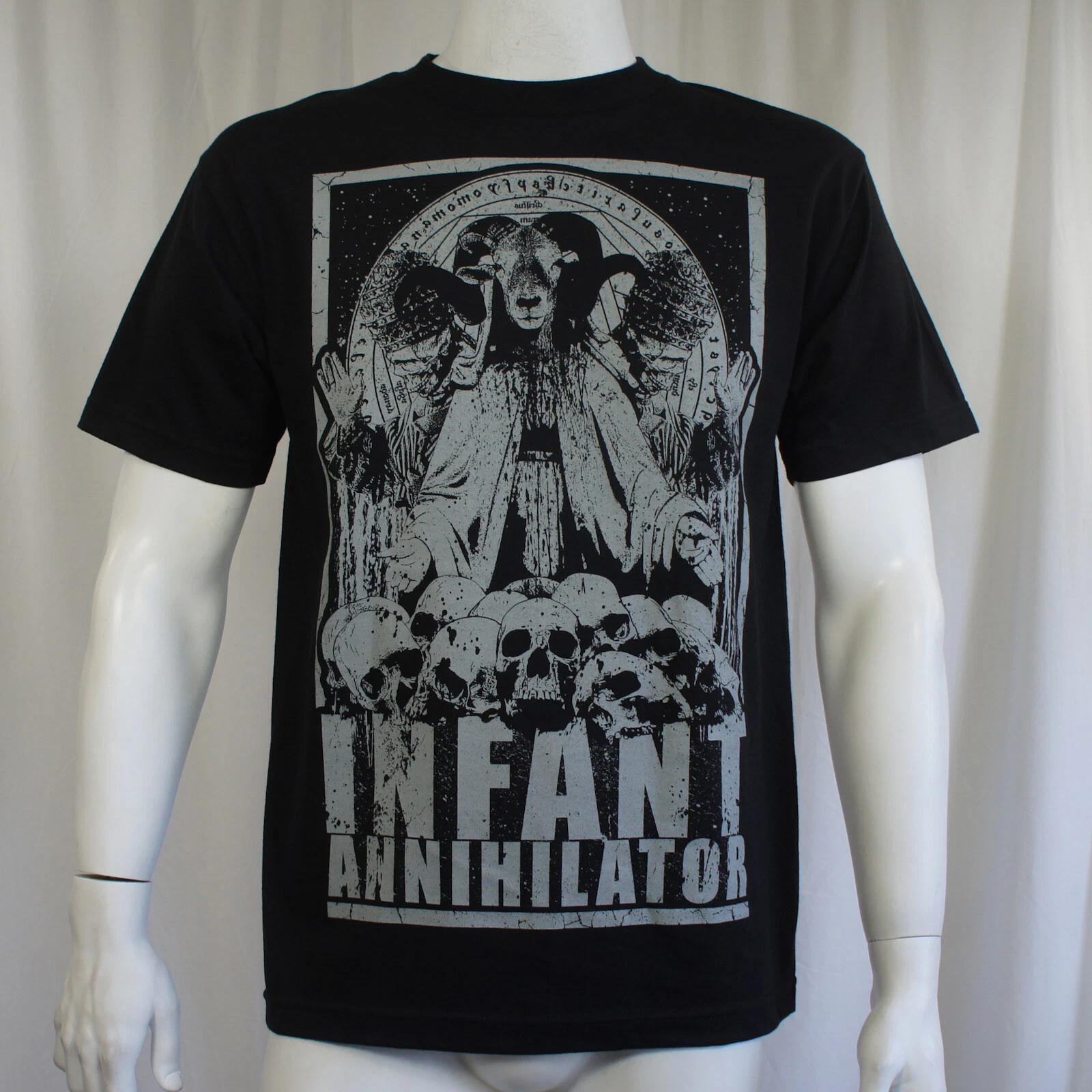 Authentic INFANT ANNIHILATOR Goat Lord Skulls Logo T-Shirt S NEW L
Authentic INFANT ANNIHILATOR Goat Lord Skulls Logo T-Shirt S NEW L