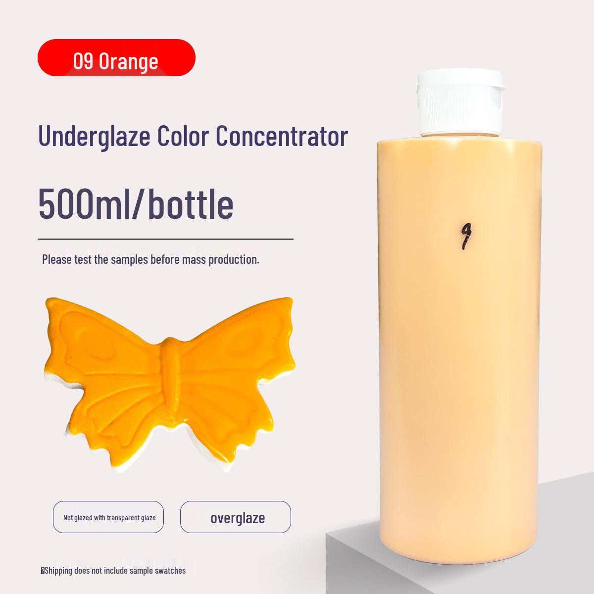 Concentrated Children s Medium Temperature Underglaze Ceramic Colorant for Pottery - Large Bottle 500ml/Bottle
Concentrated Children s Medium Temperature Underglaze Ceramic Colorant for Pottery - Large Bottle 500ml/Bottle
