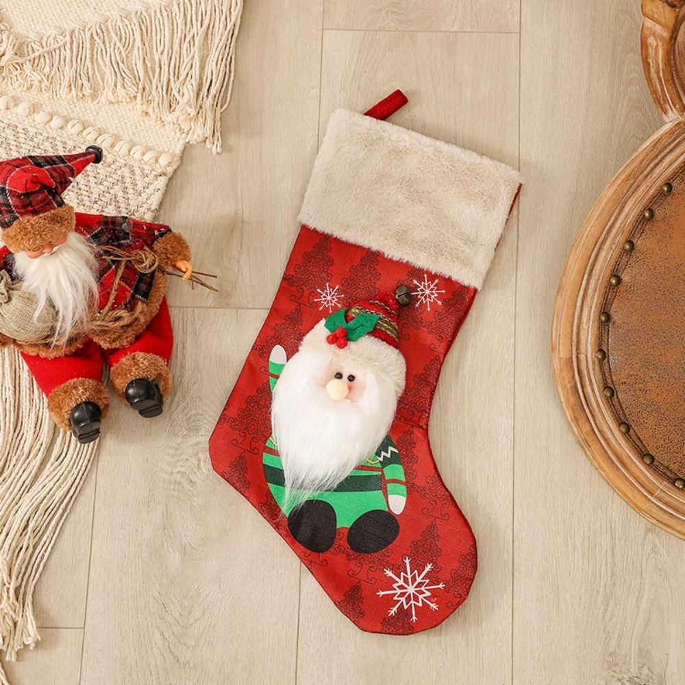 Santa Claus Large Candy Christmas Stocking Kawaii Fireplace Christmas Stocking Christmas Style 1
Santa Claus Large Candy Christmas Stocking Kawaii Fireplace Christmas Stocking Christmas Style 1