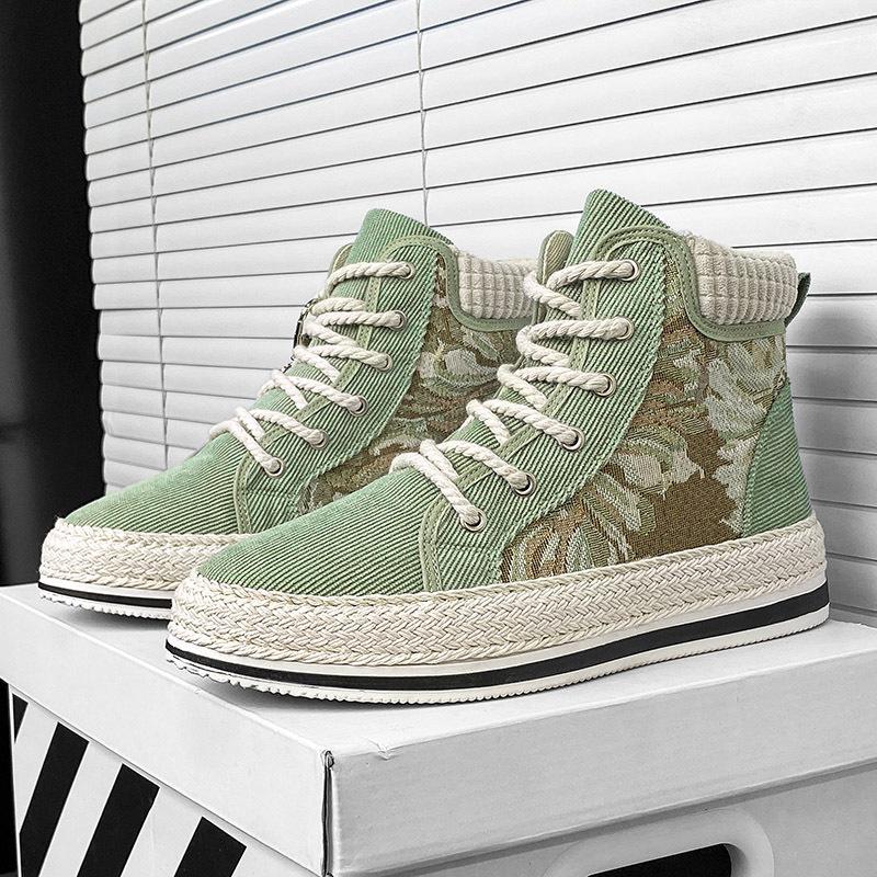 New corduroy high-top canvas sports niche cloth shoes boys casual board shoes youth sports casual men s shoes 44
New corduroy high-top canvas sports niche cloth shoes boys casual board shoes youth sports casual men s shoes 44