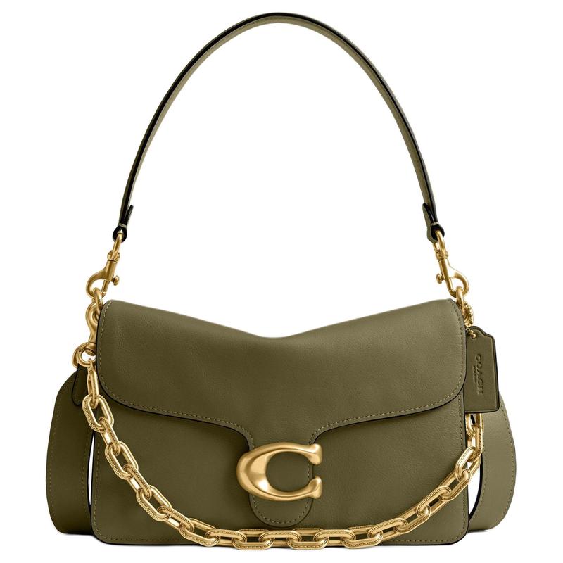 COACH Chain TABBY 26 Brass Metal Hardware Cow Leather Shoulder Bag Medium Women s Olive Green золотий
COACH Chain TABBY 26 Brass Metal Hardware Cow Leather Shoulder Bag Medium Women s Olive Green золотий