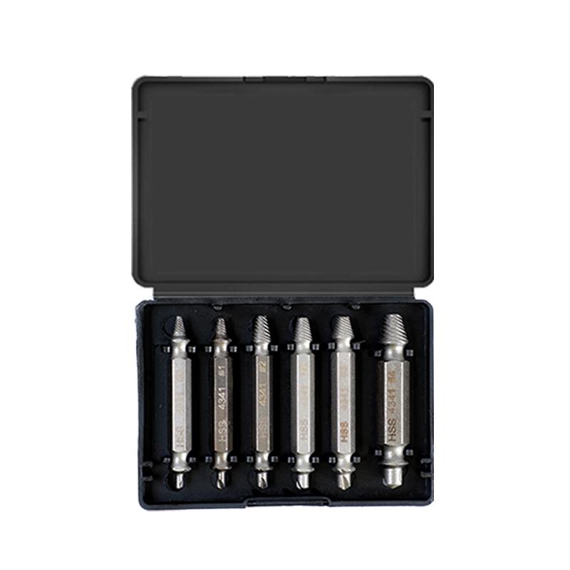 6pcs Damaged Screw Extractor Set: Double Head Screw Remover Tools for Easy Out Bolt Extractor & Broken Head Screw Removers - Hig срібний
6pcs Damaged Screw Extractor Set: Double Head Screw Remover Tools for Easy Out Bolt Extractor & Broken Head Screw Removers - Hig срібний