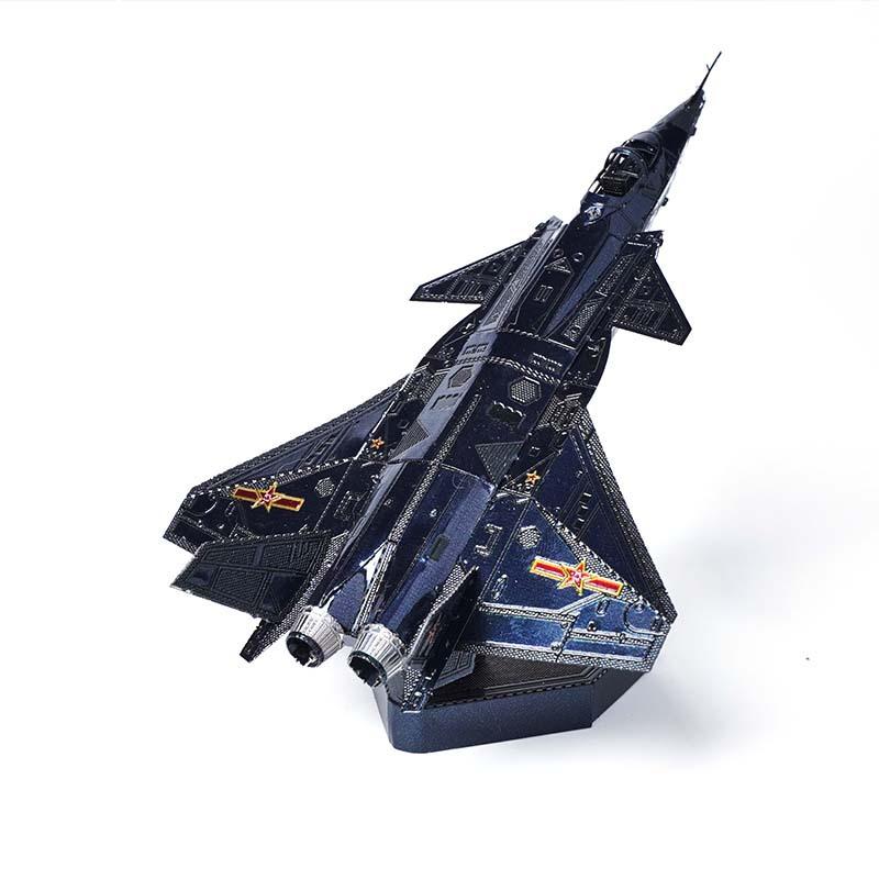 Colorful J-20 Fighter 3D Metal Puzzle Handmade Aircraft Miniature Assembled Model Jigsaw Puzzle Toy designed for Adult Creative Present
Colorful J-20 Fighter 3D Metal Puzzle Handmade Aircraft Miniature Assembled Model Jigsaw Puzzle Toy designed for Adult Creative Present
