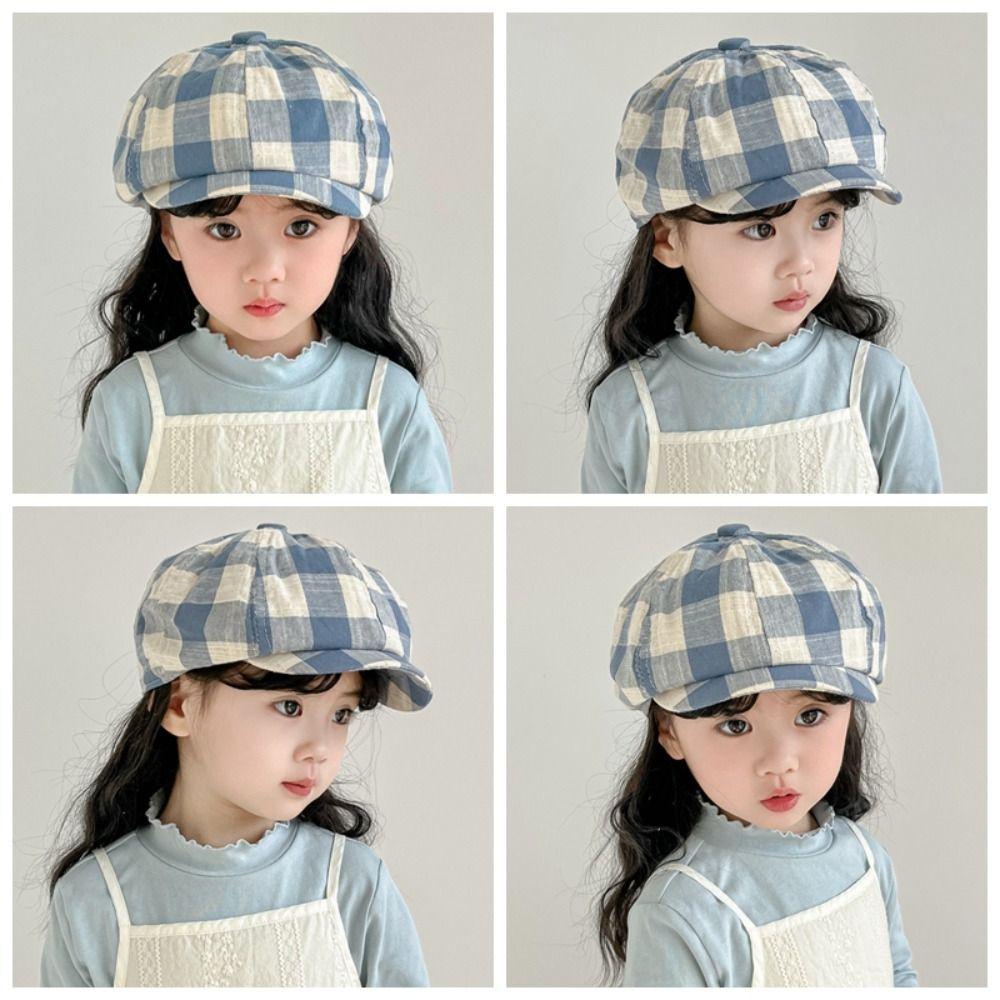 Plaid Newsboy Cap Vintage Peaked Caps New Children s Beret Boys Girls темно-синього кольору
Plaid Newsboy Cap Vintage Peaked Caps New Children s Beret Boys Girls темно-синього кольору