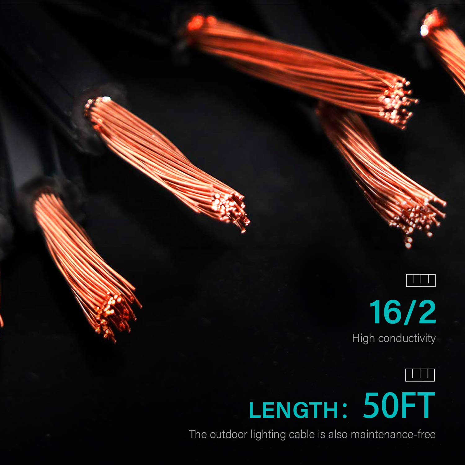 Malibu 16/2 Low Voltage Landscape Lighting Wire 50 feet 16 AWG Outdoor Electrical Cable for Garden Lights 9920-0050-16 75ft-18/2 2Pack
Malibu 16/2 Low Voltage Landscape Lighting Wire 50 feet 16 AWG Outdoor Electrical Cable for Garden Lights 9920-0050-16 75ft-18/2 2Pack