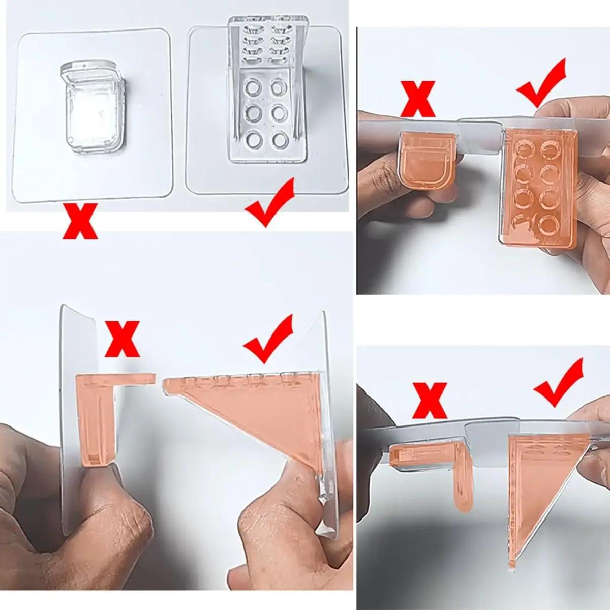 1/2/4pcs No Drill Shelf Support Pegs Punch Free Shelf Support Peg Adhesive Shelf Bracket Cabinet Shelf Clips For Kitchen Cabinet
1/2/4pcs No Drill Shelf Support Pegs Punch Free Shelf Support Peg Adhesive Shelf Bracket Cabinet Shelf Clips For Kitchen Cabinet