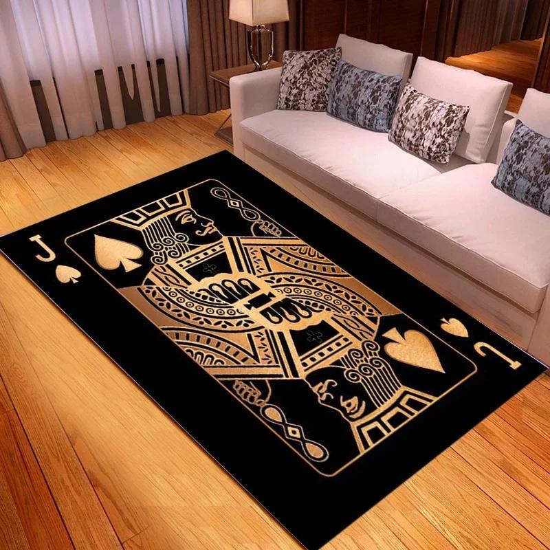 Playing Card Game Printed Carpet Party Home Decoration Theme Bedroom Rug Bathroom Kitchen Anti-slip Floor Mat Hallway Doormat 40x60cm 16x24 inch
Playing Card Game Printed Carpet Party Home Decoration Theme Bedroom Rug Bathroom Kitchen Anti-slip Floor Mat Hallway Doormat 40x60cm 16x24 inch