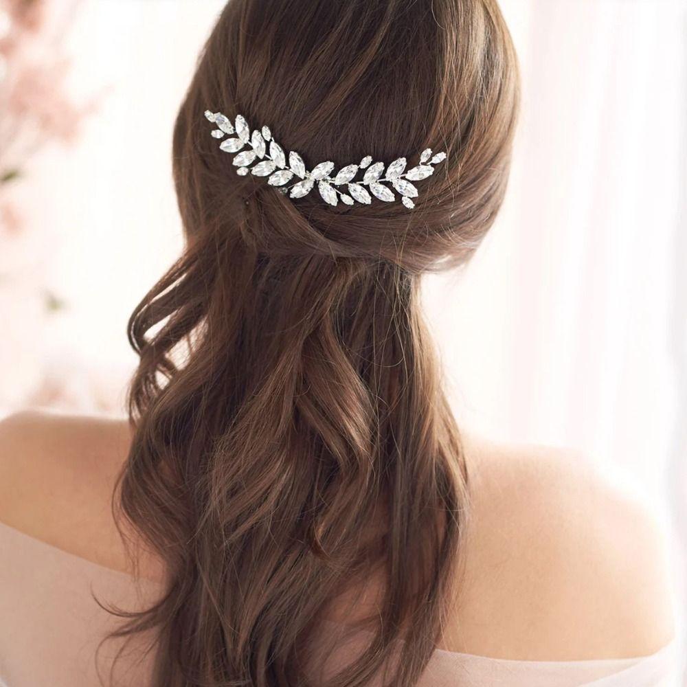 Ornaments Crystal Tiara Rhinestone Hair Comb Bridal Clips Crystal Hair Combs Flower Leaf Headbands B
Ornaments Crystal Tiara Rhinestone Hair Comb Bridal Clips Crystal Hair Combs Flower Leaf Headbands B