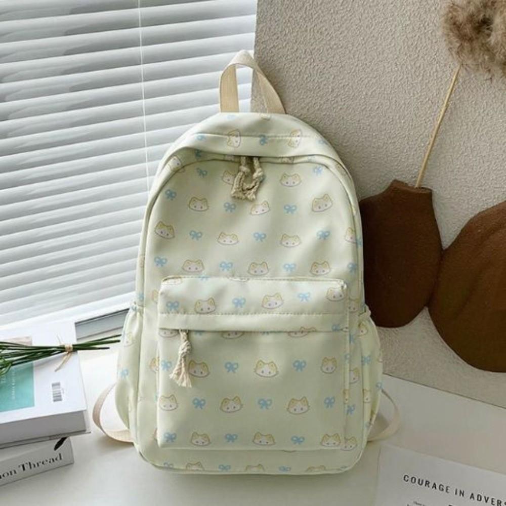 Cartoon Cat Printed School Bags Large Capacity Backpack Casual Student Schoolbag бежевий
Cartoon Cat Printed School Bags Large Capacity Backpack Casual Student Schoolbag бежевий