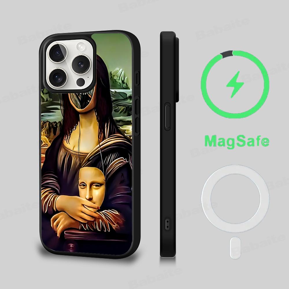 Mona Lisa Phone Case Magnetic Case For IPhone 16 14 13 12 11 15 Pro Max Plus For Magsafe Wireless Charge Cover iPhone 11
Mona Lisa Phone Case Magnetic Case For IPhone 16 14 13 12 11 15 Pro Max Plus For Magsafe Wireless Charge Cover iPhone 11