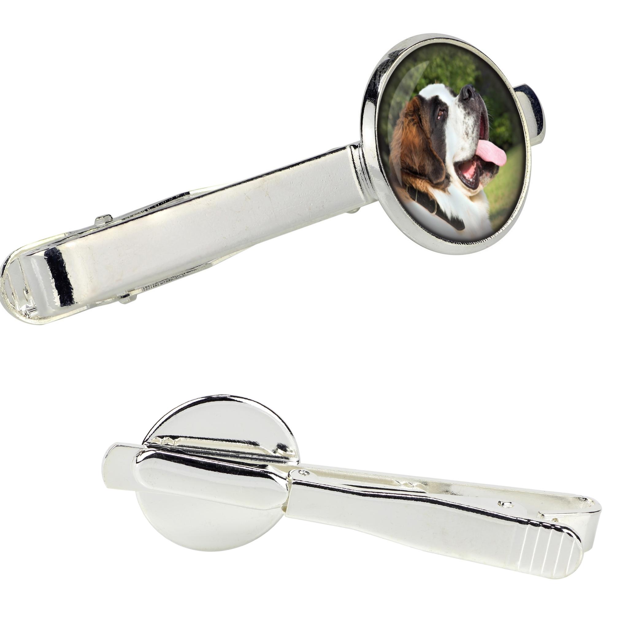 St. Bernard, Saint Bernard, Alpine Mastiff, Bernhardiner - tie clip in a box, stylish tie, personalized jewelry from the Art-Dog brand срібний
St. Bernard, Saint Bernard, Alpine Mastiff, Bernhardiner - tie clip in a box, stylish tie, personalized jewelry from the Art-Dog brand срібний