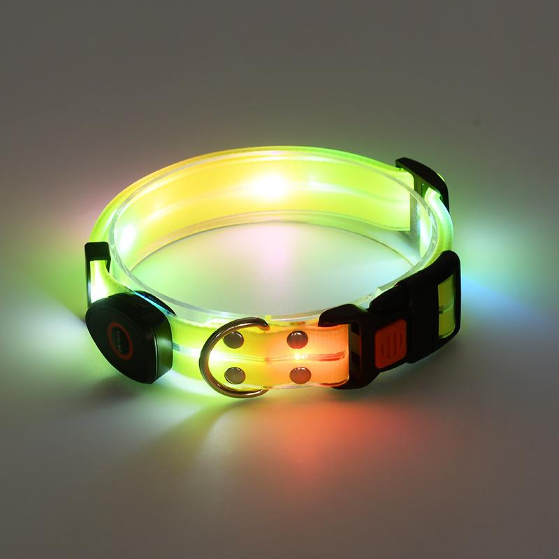 Dog Colorful Led Dog Luminous Collar Rechargeable Luminous Dog Rope Nylon Pvc Wrapped Tape Pet Luminous Collar
Dog Colorful Led Dog Luminous Collar Rechargeable Luminous Dog Rope Nylon Pvc Wrapped Tape Pet Luminous Collar