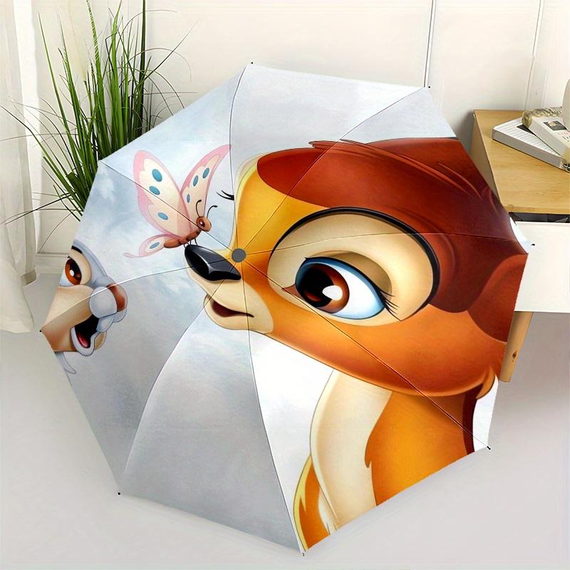 Bambi, Thumper Themed Automatic opening and closing folding umbrella, 8 rib windproof, compact travel design, suitable for all occasion | Fa
Bambi, Thumper Themed Automatic opening and closing folding umbrella, 8 rib windproof, compact travel design, suitable for all occasion | Fa