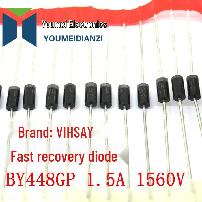 New Fast Recovery Through-hole Diode BY448GP 1.5A 1560V DO-15 Available
New Fast Recovery Through-hole Diode BY448GP 1.5A 1560V DO-15 Available