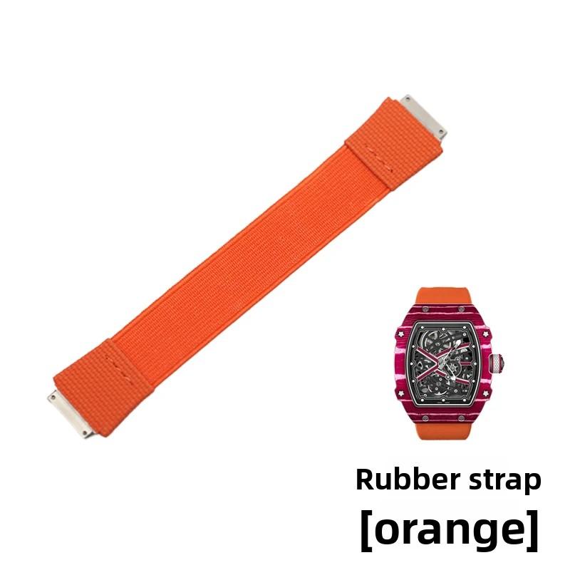 Customized Elastic Nylon FKM WatchBand For Richard Miller Rm67 Rm67-01 Rm67-02 Diy Loop Watch Strap Screw Down Connection Band For RM35-01&L Lengthened
Customized Elastic Nylon FKM WatchBand For Richard Miller Rm67 Rm67-01 Rm67-02 Diy Loop Watch Strap Screw Down Connection Band For RM35-01&L Lengthened