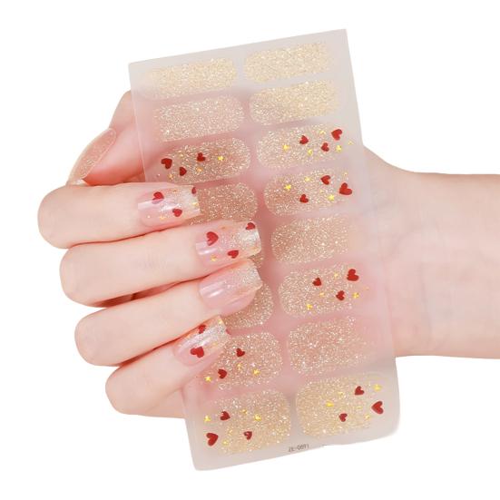 Glitter Nail Strips with File Easy Apply Remove Self Adhesive Nail Sticker Decal Women Home Manicure DIY Nail Polish Wrap блондинка світлого кольору
Glitter Nail Strips with File Easy Apply Remove Self Adhesive Nail Sticker Decal Women Home Manicure DIY Nail Polish Wrap блондинка світлого кольору