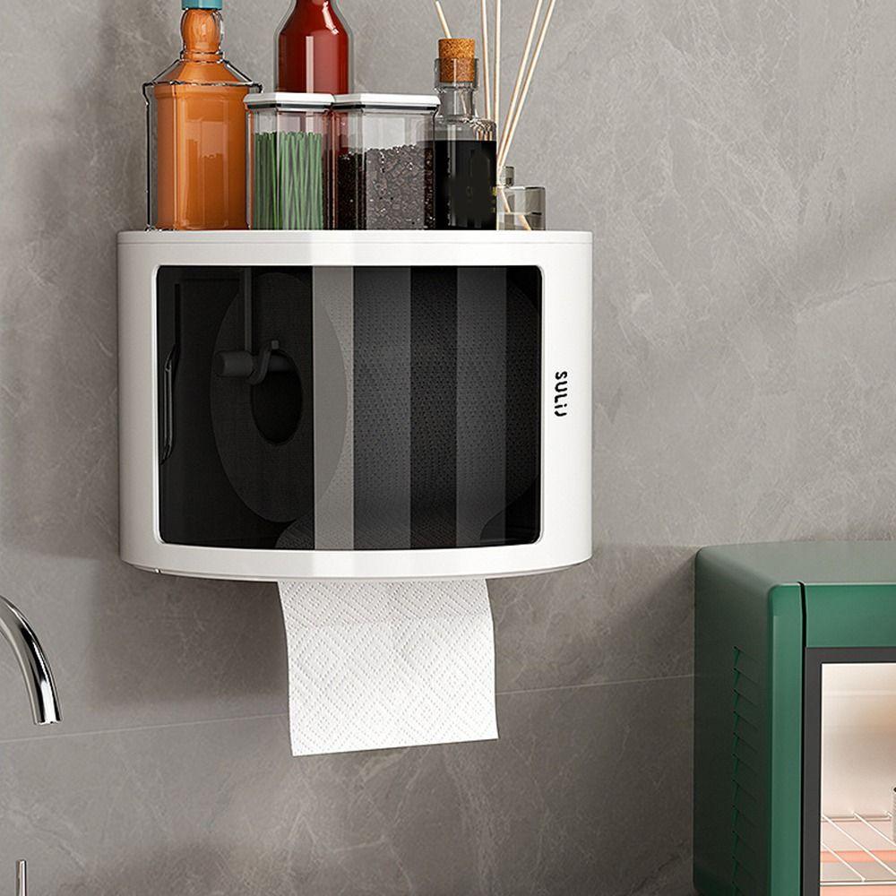Punch-Free Bathroom Tissue Box Wall-Mounted Cosmetics Storage Rack Toilet Paper Tray for Home чёрный
Punch-Free Bathroom Tissue Box Wall-Mounted Cosmetics Storage Rack Toilet Paper Tray for Home чёрный