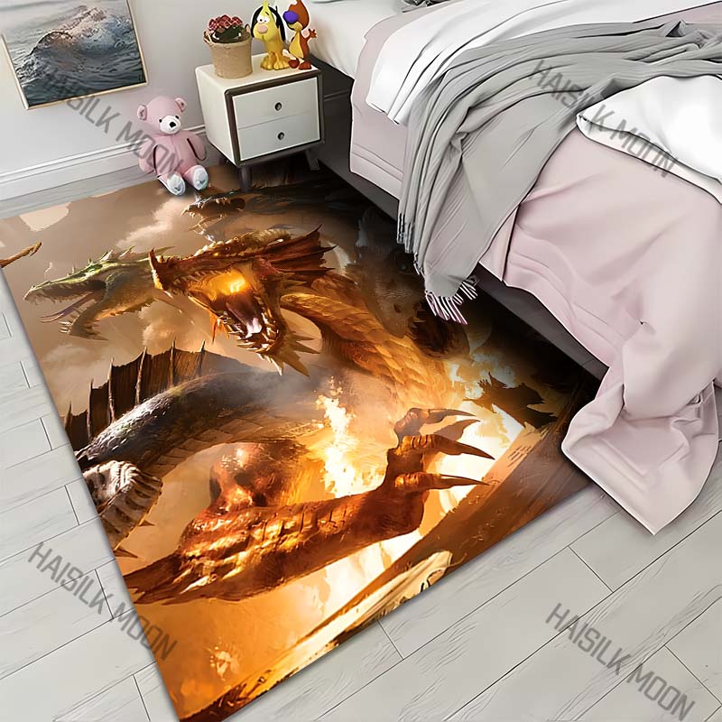 1PC Five roaring dragons Carpet for Living Room Bedroom Sofa Home Decor Rus Non-slip Floor Mat Luxury Gift 40cm x 60cm
1PC Five roaring dragons Carpet for Living Room Bedroom Sofa Home Decor Rus Non-slip Floor Mat Luxury Gift 40cm x 60cm