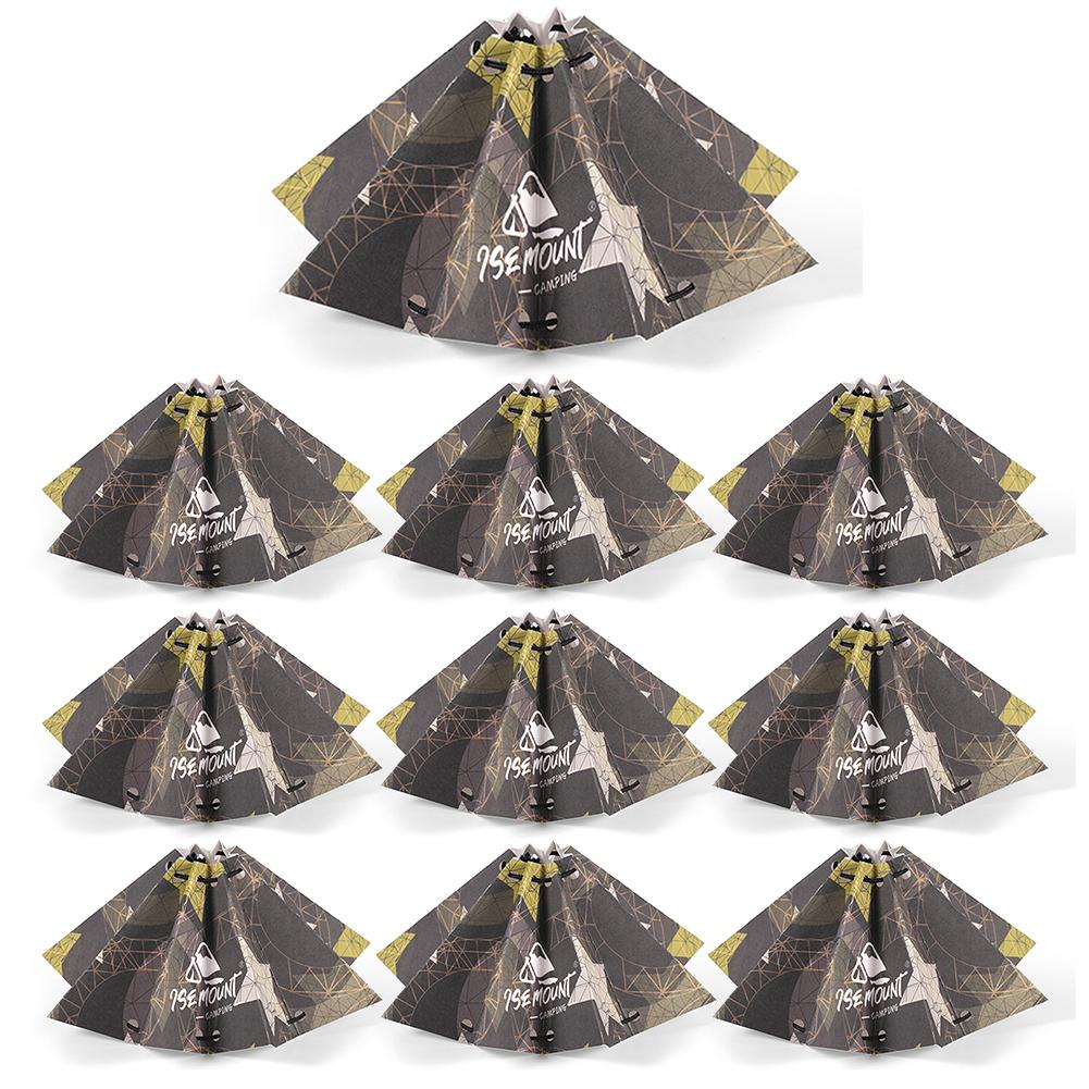 10PCS Outdoor Umbrella Lampshade Foldable Lightweight Lampshade Kraft Paper Hanging Lantern Cover for Camp Lamp
10PCS Outdoor Umbrella Lampshade Foldable Lightweight Lampshade Kraft Paper Hanging Lantern Cover for Camp Lamp