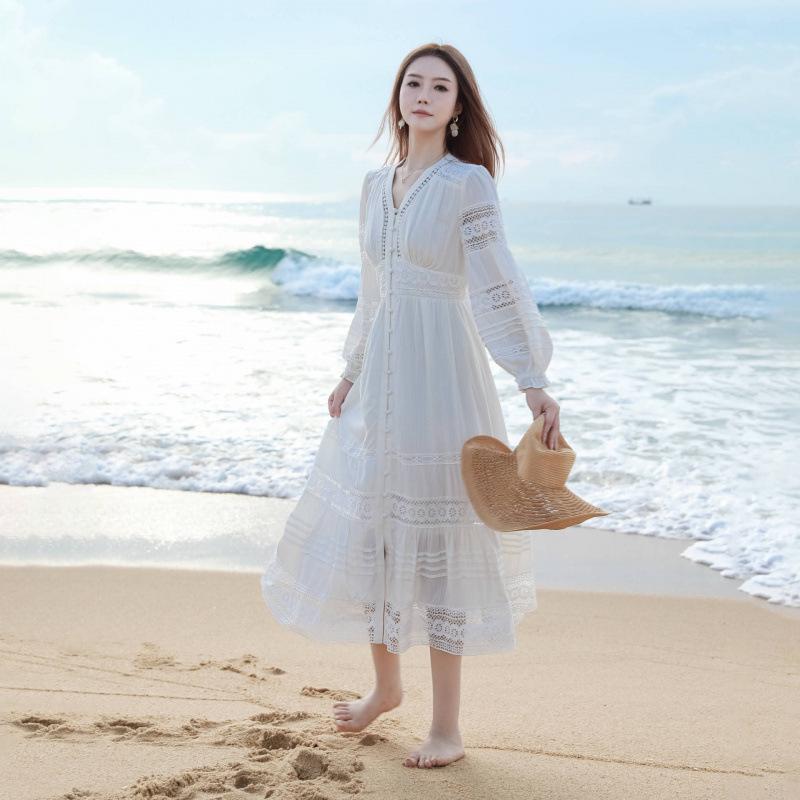 Women s French White V-Neck Waist-Defining Long Sleeve Dress - Summer Beach Vacation Style Large белый
Women s French White V-Neck Waist-Defining Long Sleeve Dress - Summer Beach Vacation Style Large белый