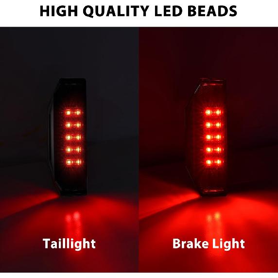 SAUTVS Ranger Tail Lights, Smoked Black LED Taillights Rear Brake Stop Lamps for Polaris Ranger 570 Full Size XP 900 1000 GENERAL 1000 2015-2020
SAUTVS Ranger Tail Lights, Smoked Black LED Taillights Rear Brake Stop Lamps for Polaris Ranger 570 Full Size XP 900 1000 GENERAL 1000 2015-2020