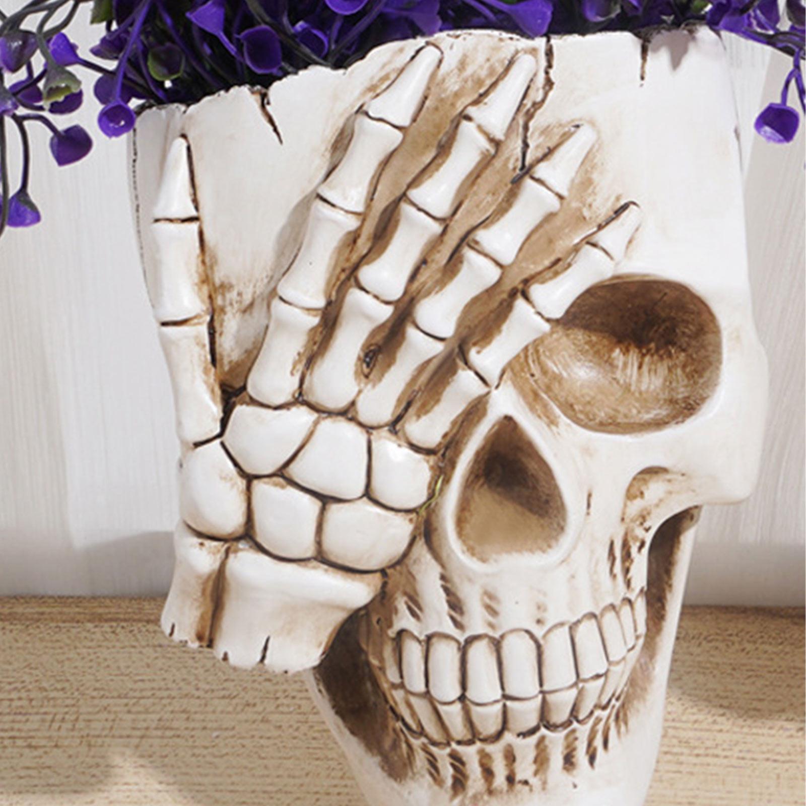 Кашпо для огорожі для вуличних рослин, жахливе настінне кашпо для внутрішнього та зовнішнього оформлення, веселе готичне підвісне кашпо, золота ваза з дренажем One Size білий
Кашпо для огорожі для вуличних рослин, жахливе настінне кашпо для внутрішнього та зовнішнього оформлення, веселе готичне підвісне кашпо, золота ваза з дренажем One Size білий