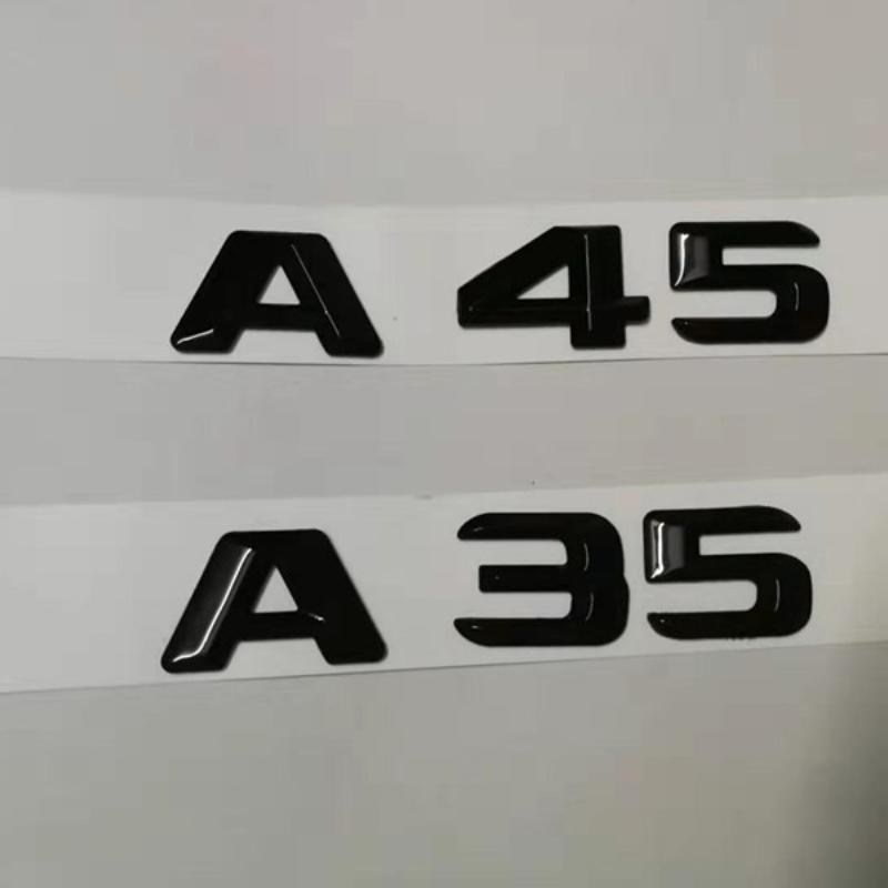 Глянцевый черный пластик ABS A 45 A45 A35 A 35, задний значок багажника, эмблема, наклейка
Глянцевый черный пластик ABS A 45 A45 A35 A 35, задний значок багажника, эмблема, наклейка