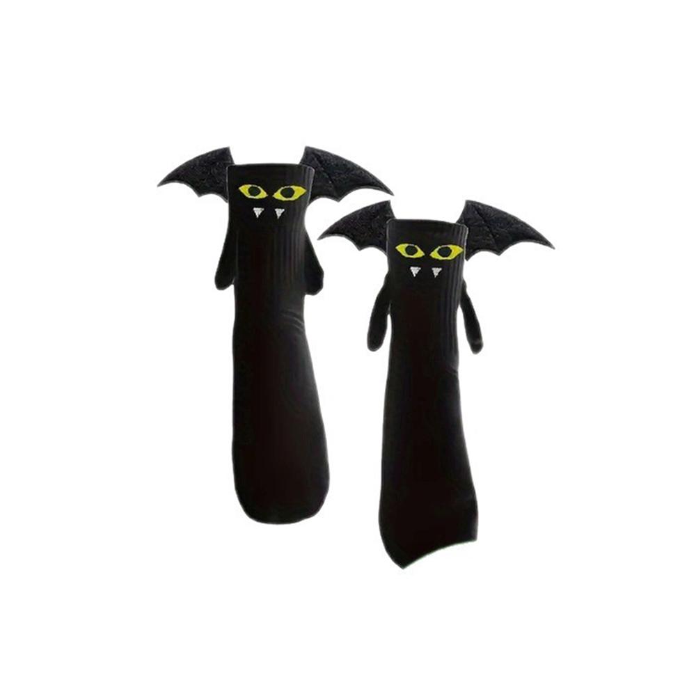 Halloween Hand In Hand Novelty Socks Spooky Magnetic Hand-Holding Hands Stockings Cute Bat Socks Mid-Calf Cotton Couple Socks One Size
Halloween Hand In Hand Novelty Socks Spooky Magnetic Hand-Holding Hands Stockings Cute Bat Socks Mid-Calf Cotton Couple Socks One Size