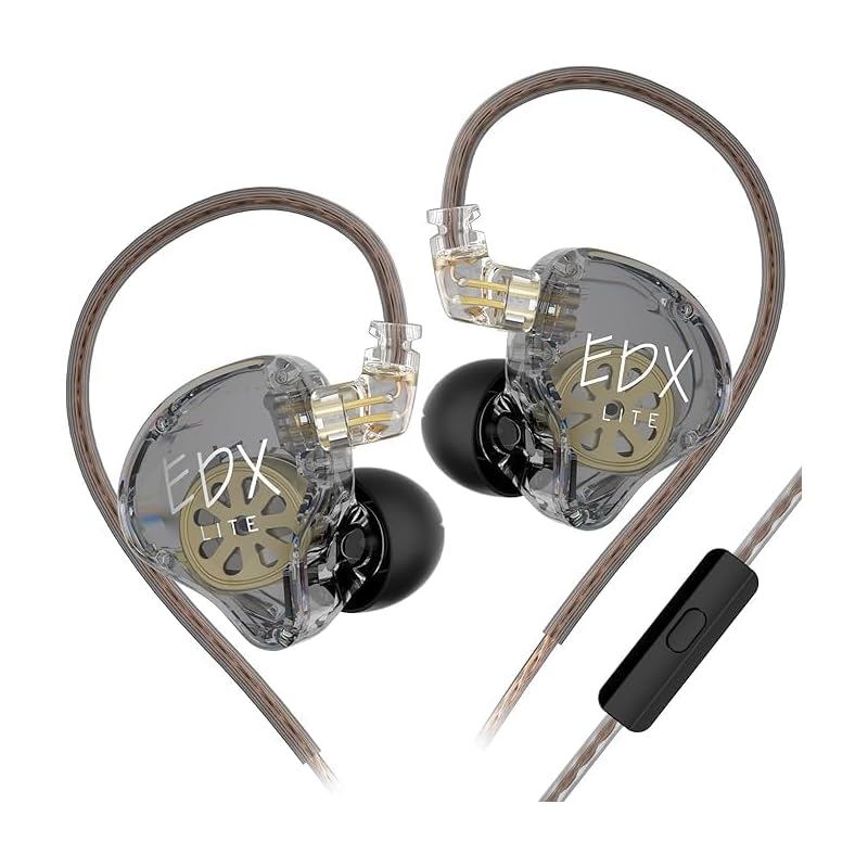 KZ EDX Lite wired earphones ear monitor 1DD in-ear Wired Earphones 10mm up dynamic driver gaming ear hook HIFI sound quality sound insulation high end
KZ EDX Lite wired earphones ear monitor 1DD in-ear Wired Earphones 10mm up dynamic driver gaming ear hook HIFI sound quality sound insulation high end