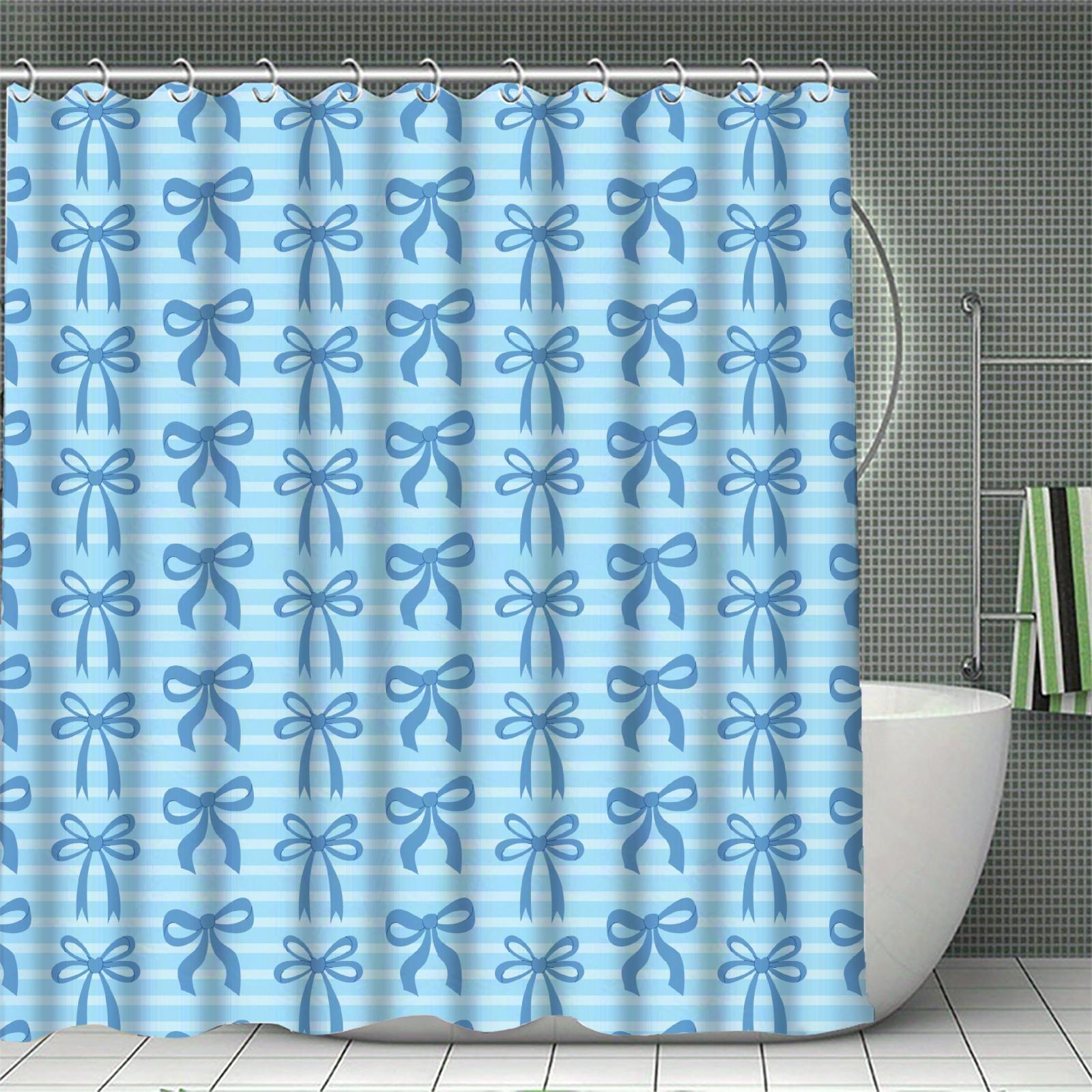 Blue Bowknot Curtains Shower Curtain Set For Bathroom Modern Bath Rug Decor For Bathroom Shower Curtains Multi-Size With 12Hooks W60H190(CM)-1 Pcs
Blue Bowknot Curtains Shower Curtain Set For Bathroom Modern Bath Rug Decor For Bathroom Shower Curtains Multi-Size With 12Hooks W60H190(CM)-1 Pcs