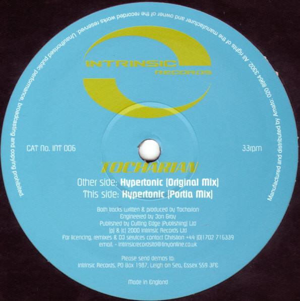 12inch Record TOCHARIAN - Hypertonic INT006 Intrinsic Recor 2000 UK Dance & Electronica Used
12inch Record TOCHARIAN - Hypertonic INT006 Intrinsic Recor 2000 UK Dance & Electronica Used