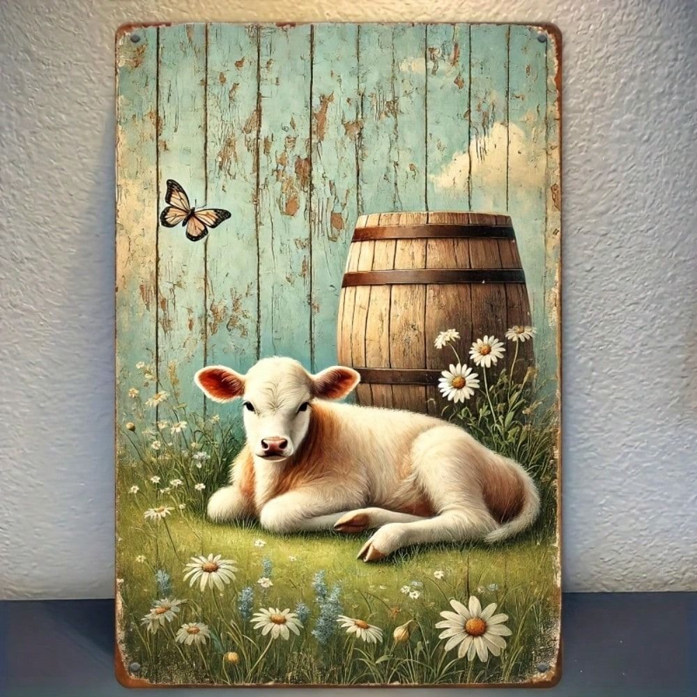 20x30cm Hand Painted Metal Art, Vintage Tin Sign Wall Decor
20x30cm Hand Painted Metal Art, Vintage Tin Sign Wall Decor