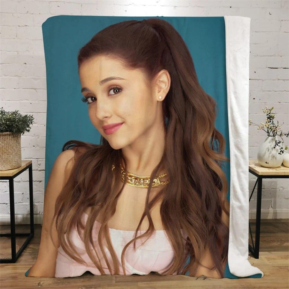 HX Singer Ariana Grande Flannel Blankets 3D Graphics Keep Warm Plush Quilts Gifts For Girls Boys Fans Warm Casual Blankets
HX Singer Ariana Grande Flannel Blankets 3D Graphics Keep Warm Plush Quilts Gifts For Girls Boys Fans Warm Casual Blankets