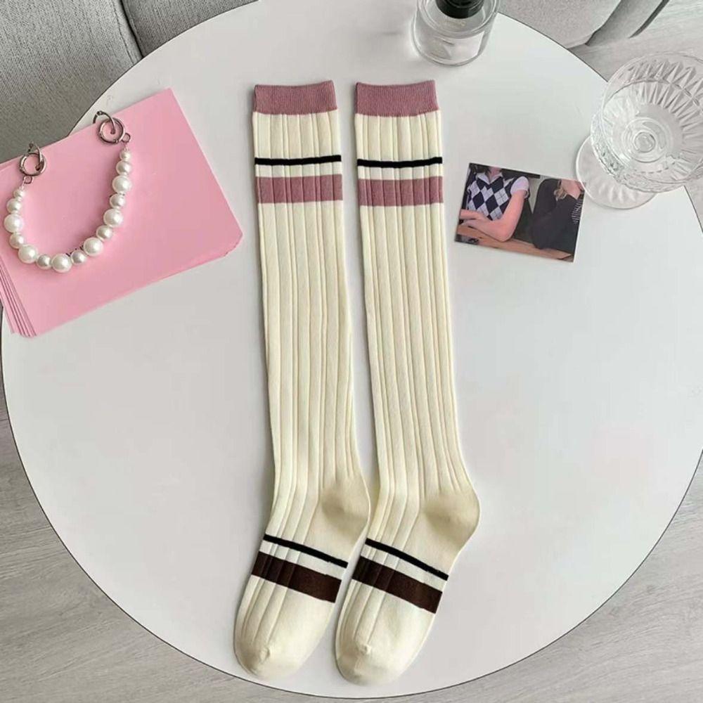 Rose Red Series Stripe High Tube Socks Stripe Girl Golf Socks Daily Long Tube Stockings Lady 3pairs
Rose Red Series Stripe High Tube Socks Stripe Girl Golf Socks Daily Long Tube Stockings Lady 3pairs