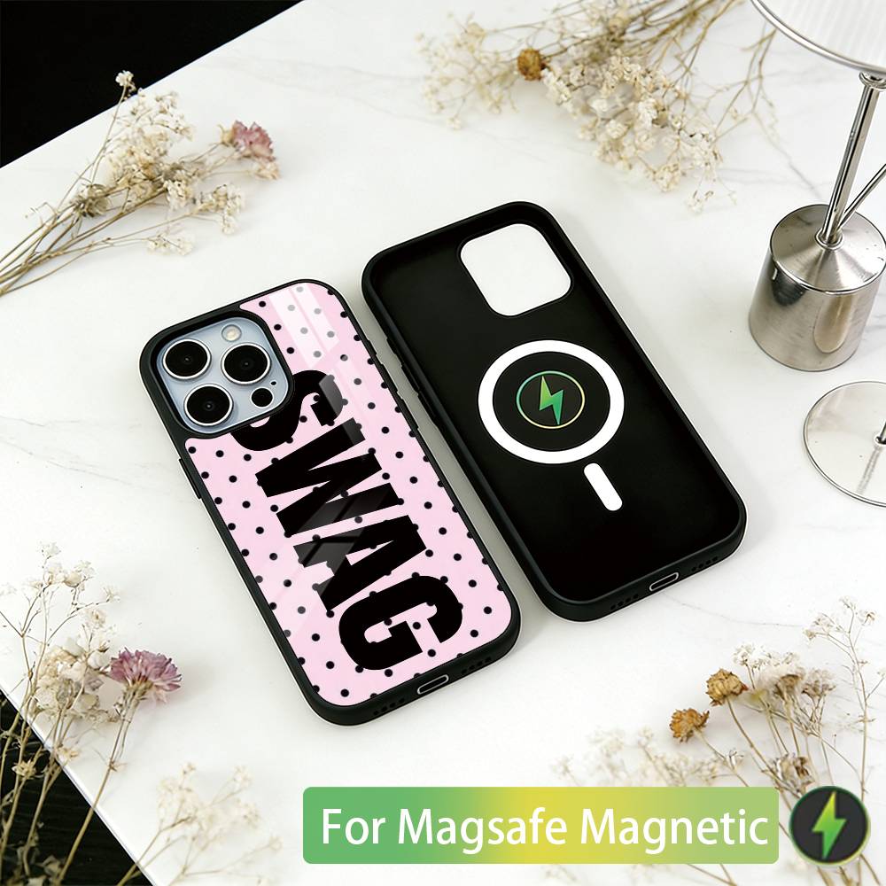 Luxury Y2K Style SWAG Phone Case For iPhone17,16,15,14,13,12,11 Plus,Pro Magnetic For Magsafe Wireless Charging iPhone15Pro
Luxury Y2K Style SWAG Phone Case For iPhone17,16,15,14,13,12,11 Plus,Pro Magnetic For Magsafe Wireless Charging iPhone15Pro