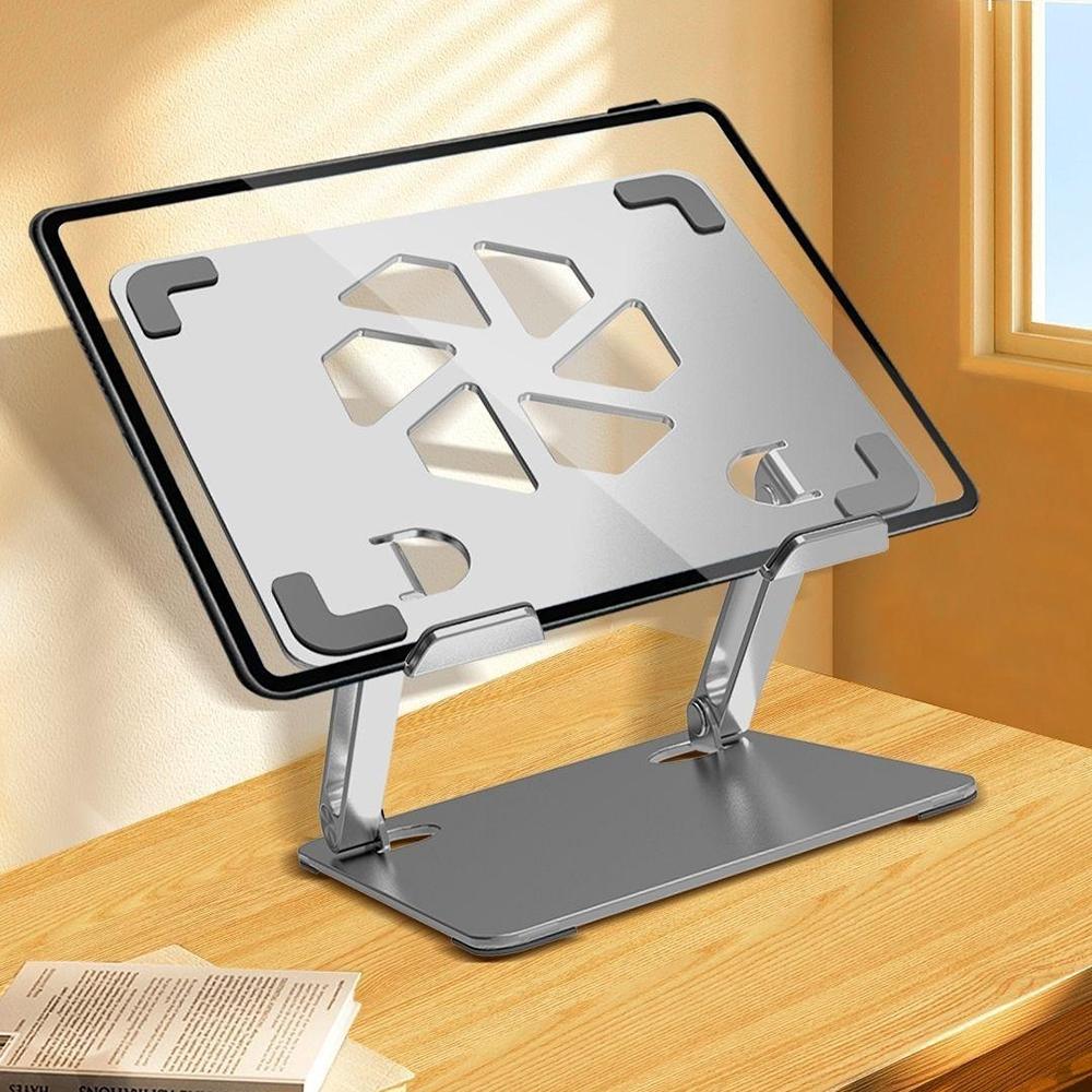 GFS06-T Carbon Steel Laptop Cooling Stand Adjustable Height Hollow Out Tablet Support for Notebooks Grey
GFS06-T Carbon Steel Laptop Cooling Stand Adjustable Height Hollow Out Tablet Support for Notebooks Grey