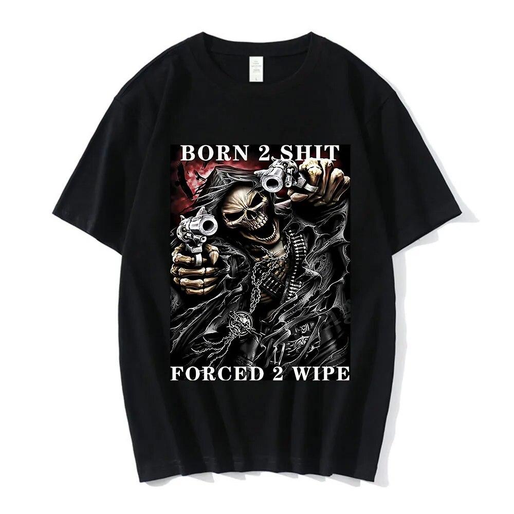 Модная футболка с принтом «The Born To Shit Forced To Wipe» высокого качества, футболка большого размера, унисекс, повседневные футболки с короткими рукавами
Модная футболка с принтом «The Born To Shit Forced To Wipe» высокого качества, футболка большого размера, унисекс, повседневные футболки с короткими рукавами