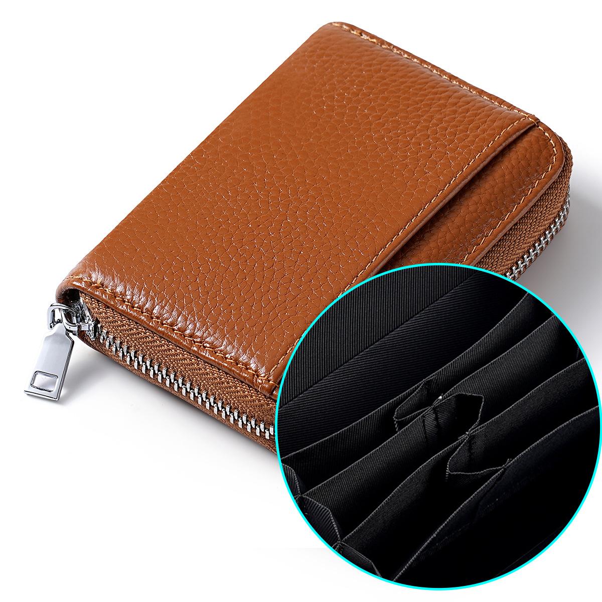 Multi-Compartment RFID Blocking Leather Coin Purse, Japanese Style Zipper Change Wallet with Card Slots, New Women Small Wallet
Multi-Compartment RFID Blocking Leather Coin Purse, Japanese Style Zipper Change Wallet with Card Slots, New Women Small Wallet