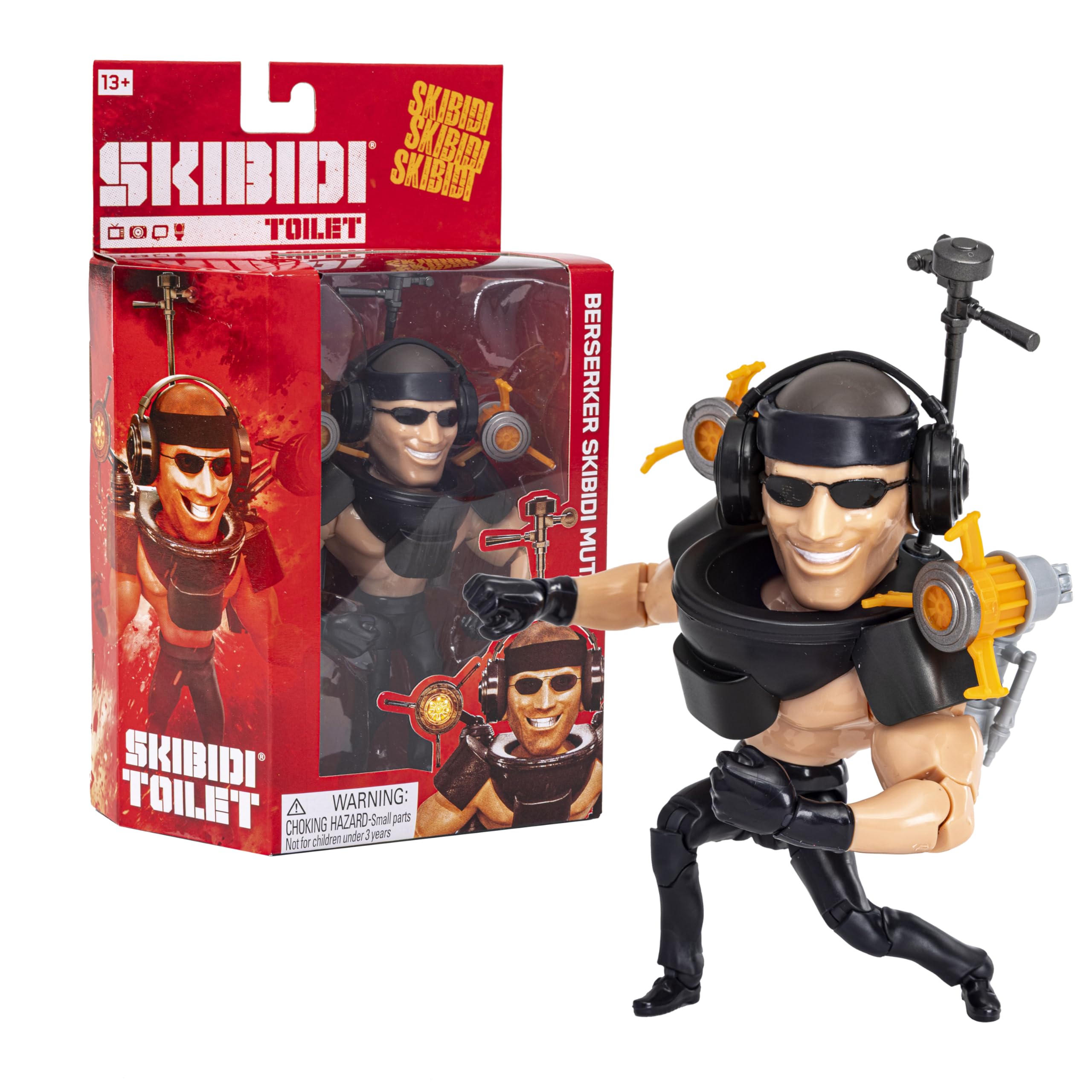 SKIBIDI Toilet Deluxe Figure Series Коллекционная фигурка из YouTube-анимации Официально лицензированный туалетный мерчендайз Мутант-берсерк - 2, 6 дюйма
SKIBIDI Toilet Deluxe Figure Series Коллекционная фигурка из YouTube-анимации Официально лицензированный туалетный мерчендайз Мутант-берсерк - 2, 6 дюйма