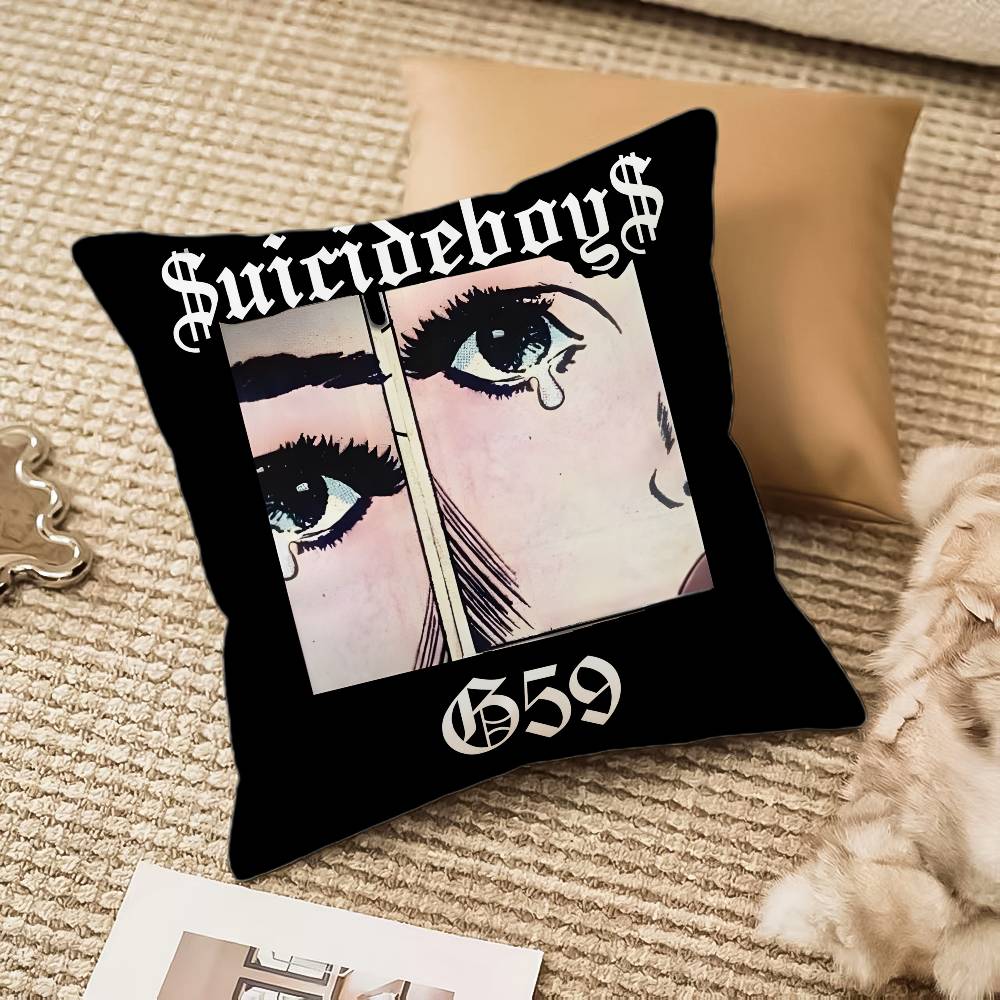 SSuicideboys G59 Pillow Case Antidustmite Pillowcase Invisible zipper silky plush Sofa 30X30cm
SSuicideboys G59 Pillow Case Antidustmite Pillowcase Invisible zipper silky plush Sofa 30X30cm