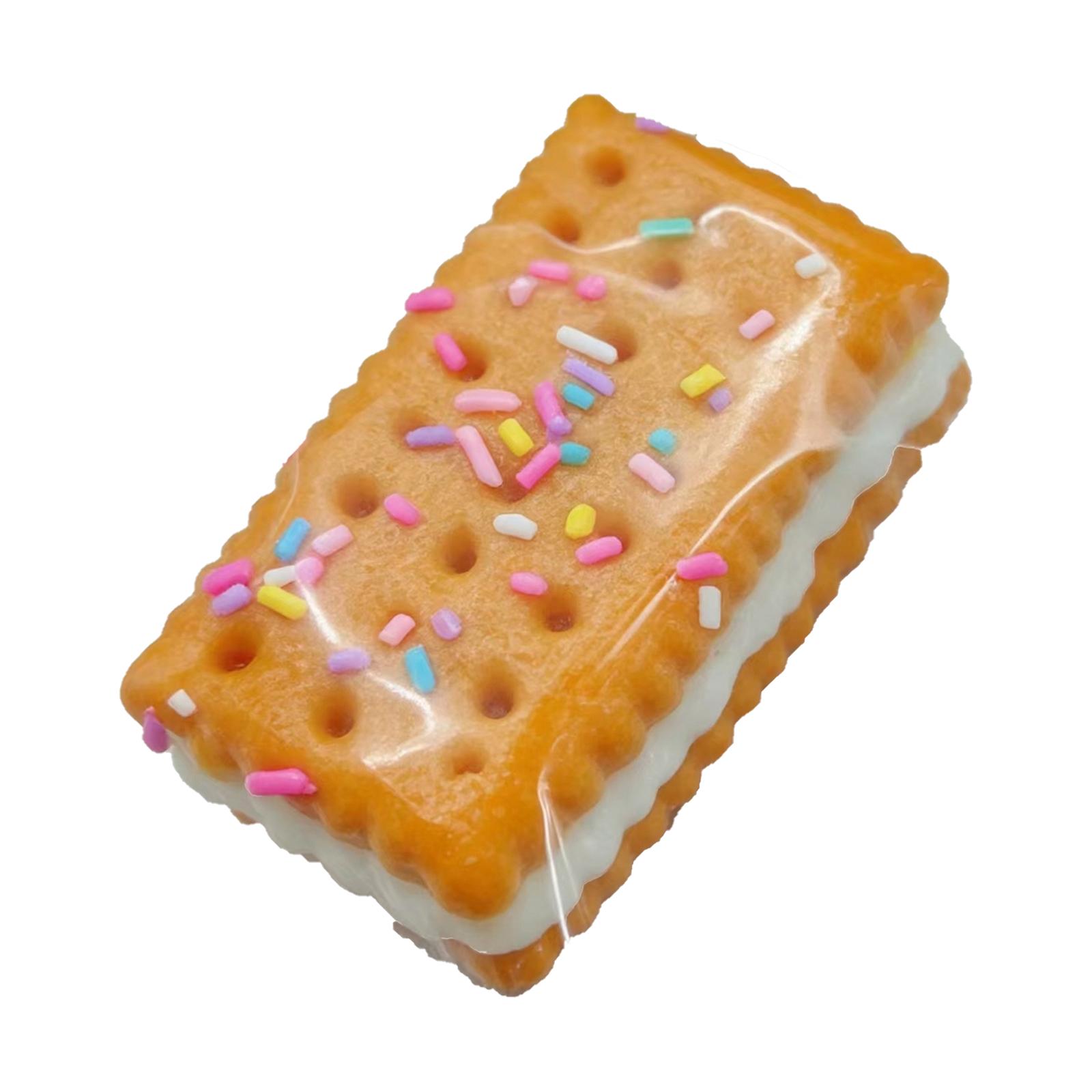Soft Biscuit Shape Stress Relief Toy Slow Rising Simulation Biscuit Design with Sprinkle Decoration for Hand Exercise One Size
Soft Biscuit Shape Stress Relief Toy Slow Rising Simulation Biscuit Design with Sprinkle Decoration for Hand Exercise One Size