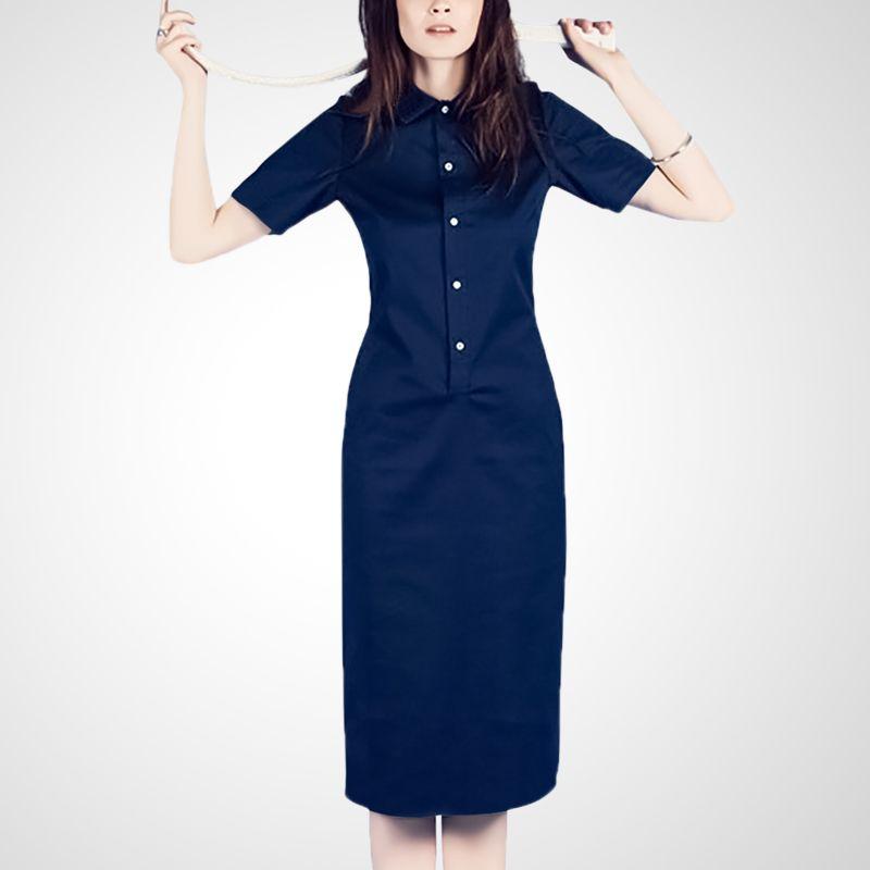 Slim Fit Business Summer New Fashion Dress Navy blue S
Slim Fit Business Summer New Fashion Dress Navy blue S