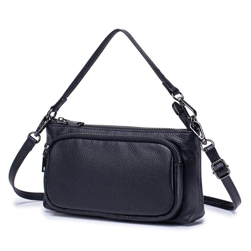 New first-layer cowhide shoulder messenger bag large-capacity European and American casual versatile women s bag commuter portable handbag чёрный
New first-layer cowhide shoulder messenger bag large-capacity European and American casual versatile women s bag commuter portable handbag чёрный